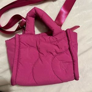 Thirty Years mini fuschia tote